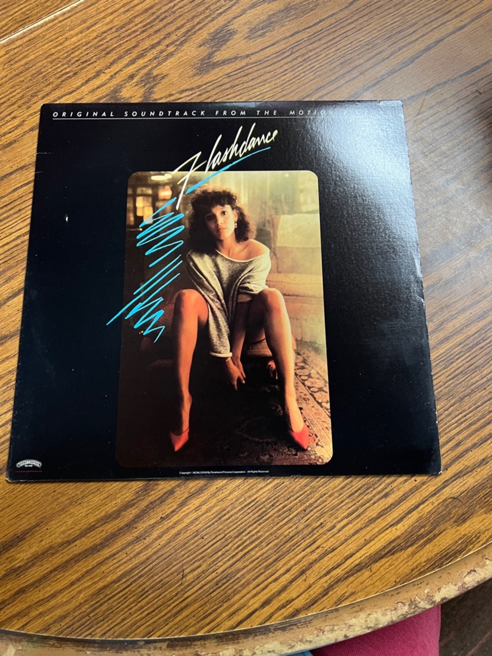 Flashdance Original Soundtrack Vinyl - Black with Teal Accent